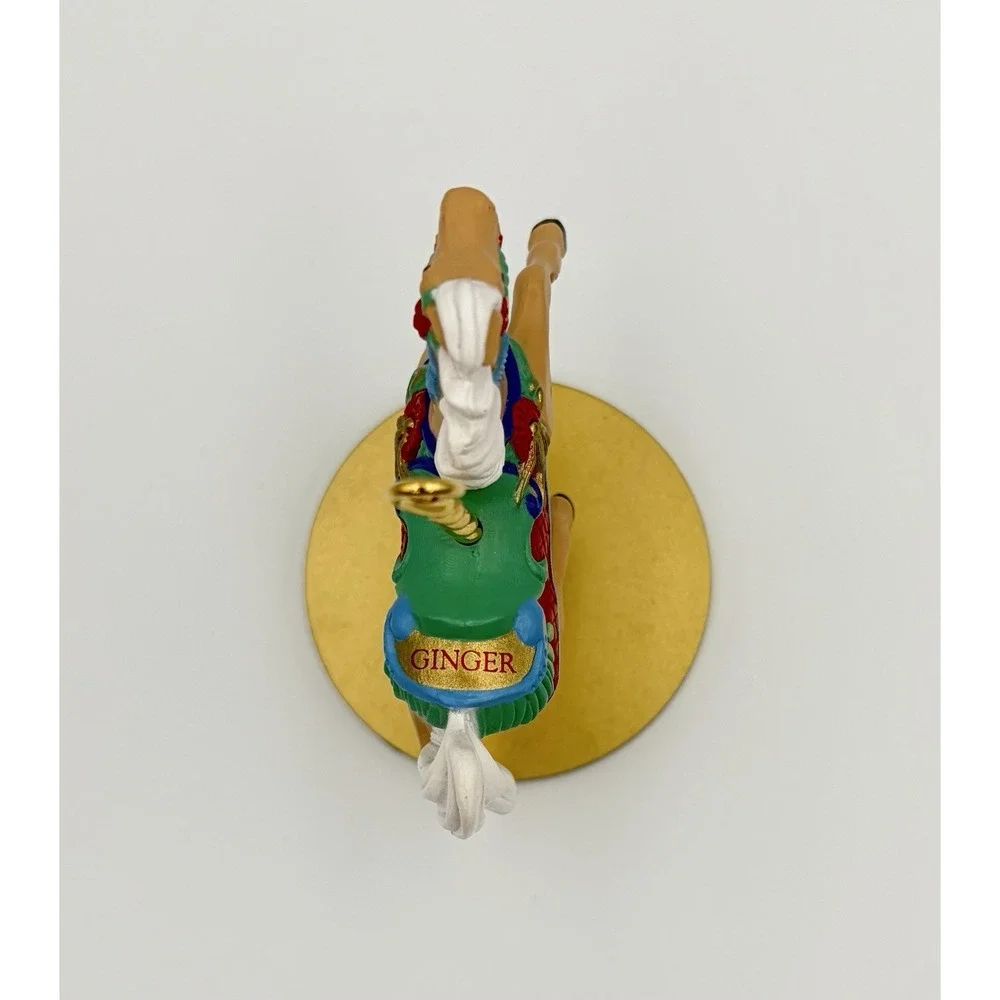 1989 Hallmark Keepsake Ornament Christmas Carousel Horse Ginger XPR9721 Vintage